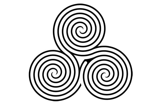 Dreifach-Spirale